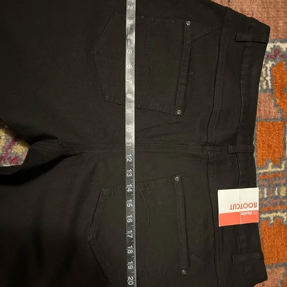 LTS Long Tall Sally NWT Tall BLACK 16 Bootcut Jeans - 38 Inch Inseam - Picture 8 of 8